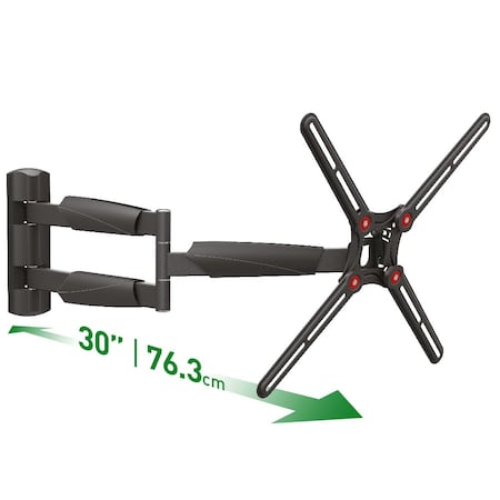 Barkan Barkan 13 - 65 inch Full Motion - 4 Movement Extra Long Flat / Curved TV Wall Mount 80 lbs Black BM343XL